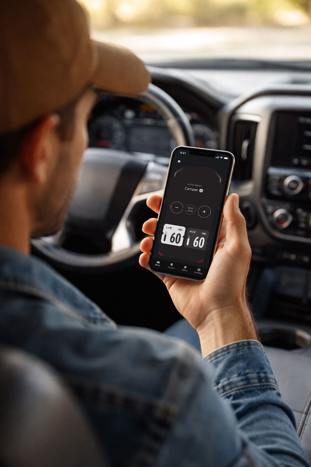 AirConnectEZ-app-phone-insidetruck