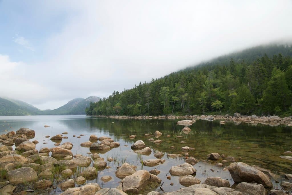 Jordan Pond in Acadia National Park