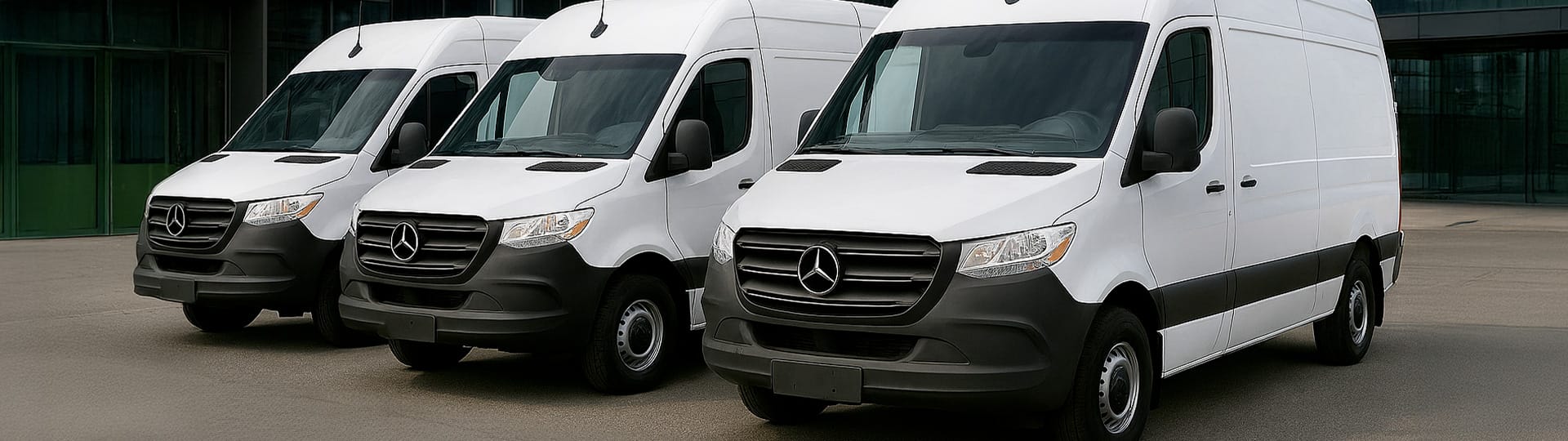 Three fleet Sprinter vans