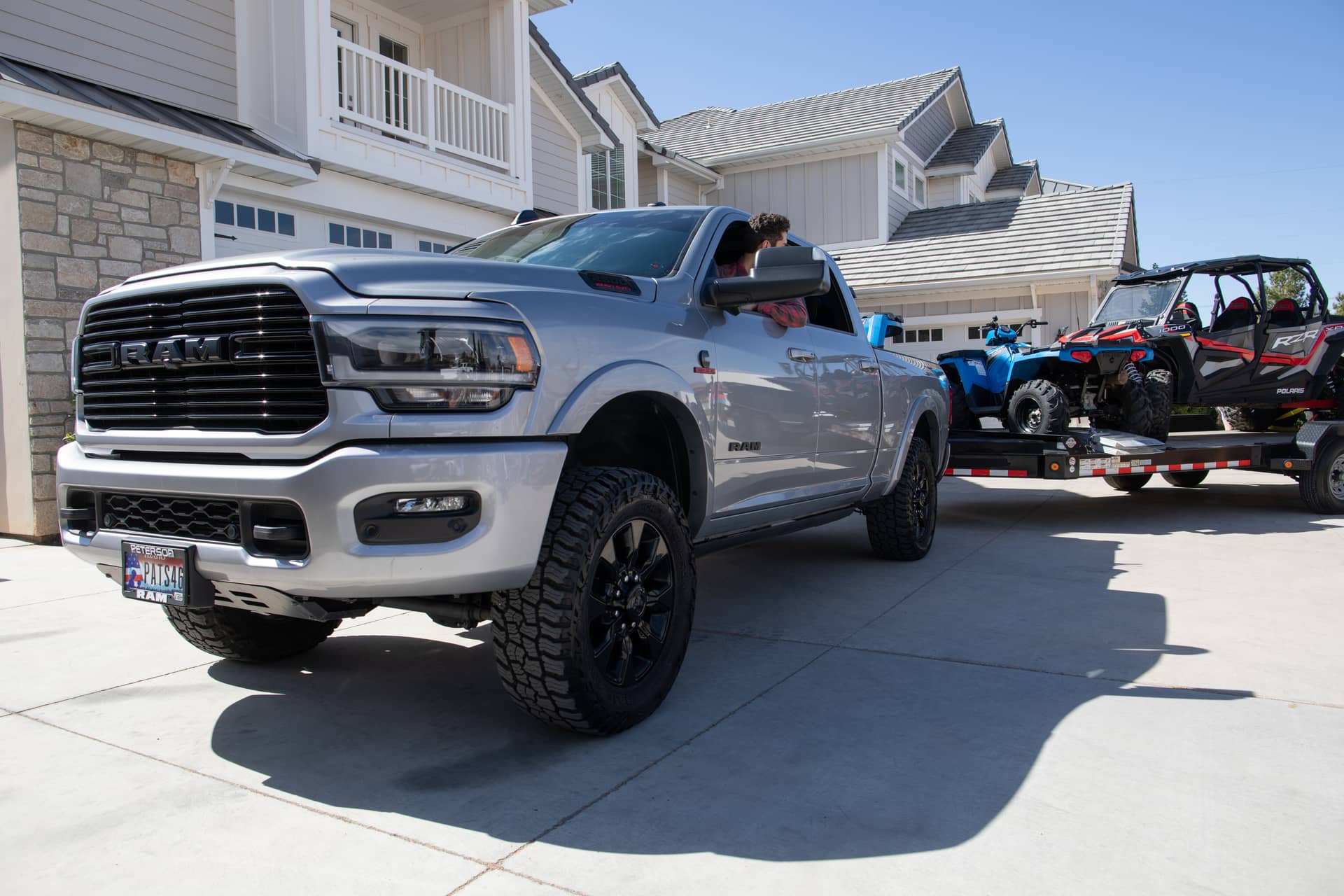 Truck with towables